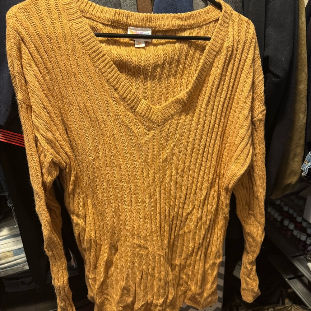 LuLaRoe Women's Mustard Sweater
